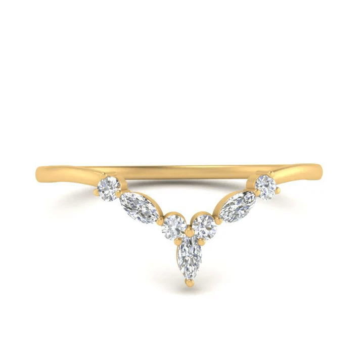 One Ring, One Promise: How to Pick a Diamond That Truly Matters 2 Crown Marquise And Round Band