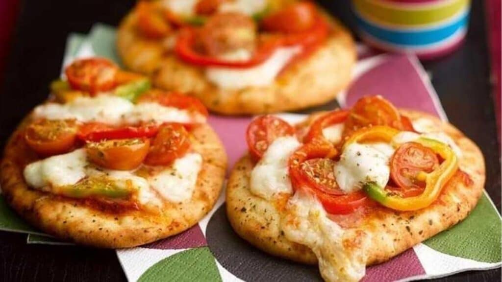 Mini Naan Pizzas