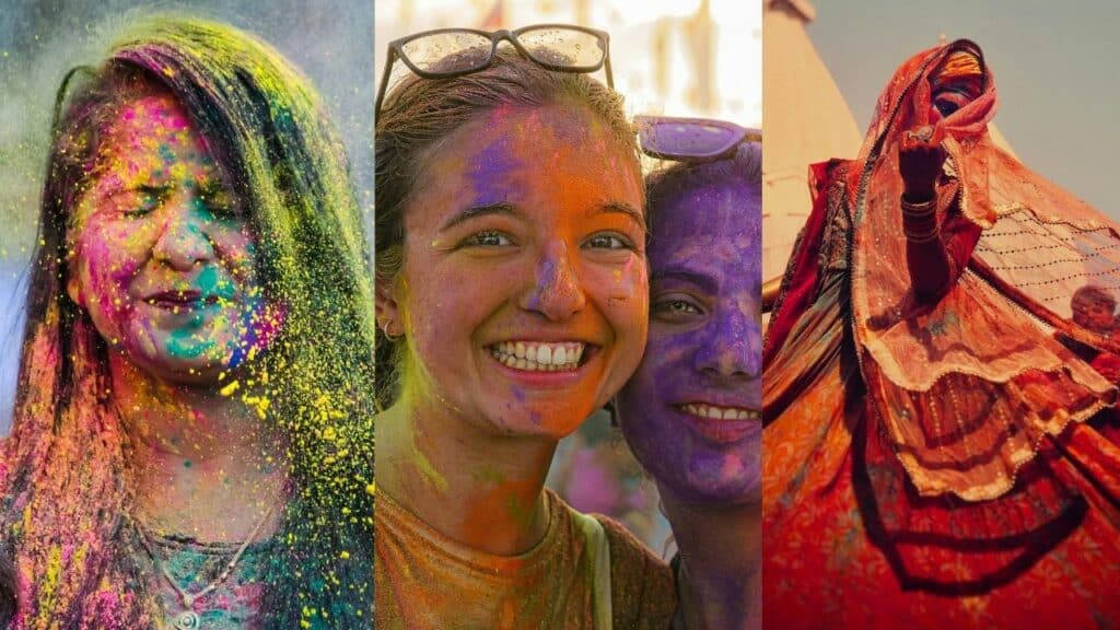 holi across india