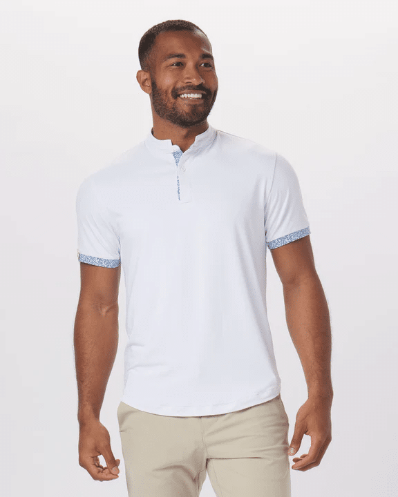 Catalyst Polo | Mantra Collar | Coral Contrast