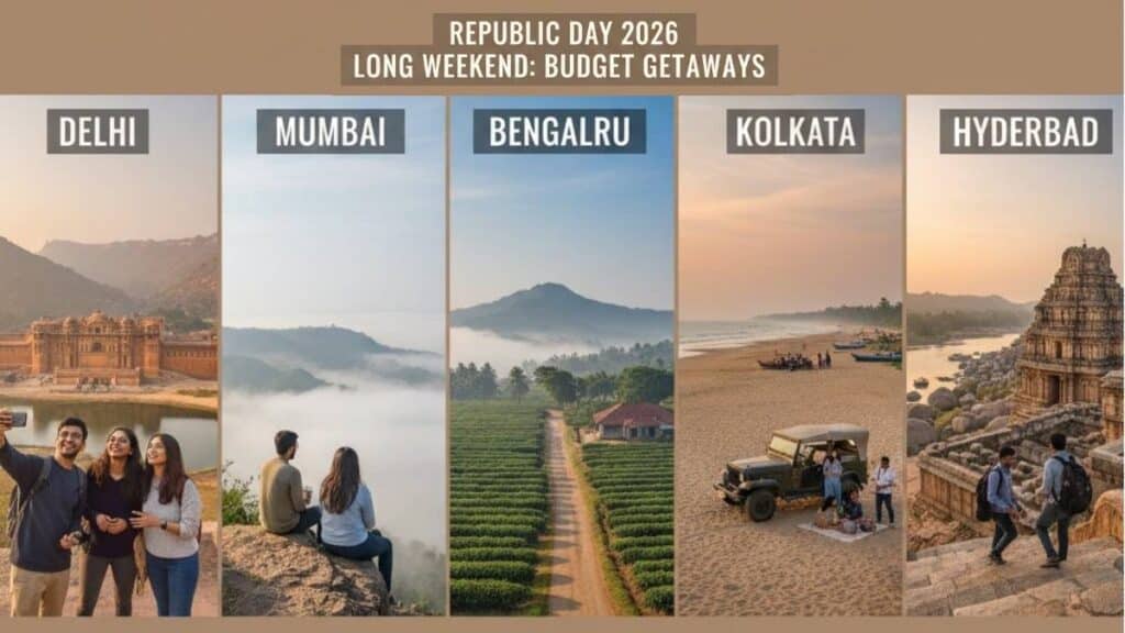Republic Day 2026 Long Weekend: Best Budget Getaways Near Major Indian Cities