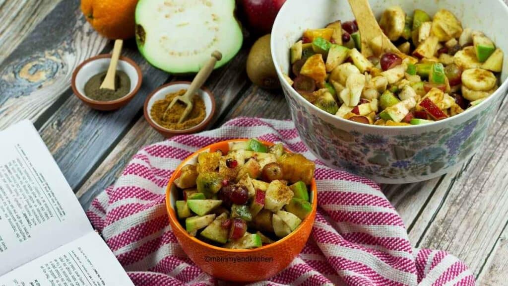 Add the Chaat Masala and Sweetener 1