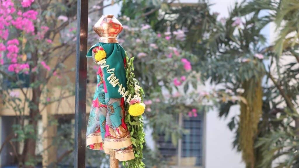 Gudi Padwa celebration at home