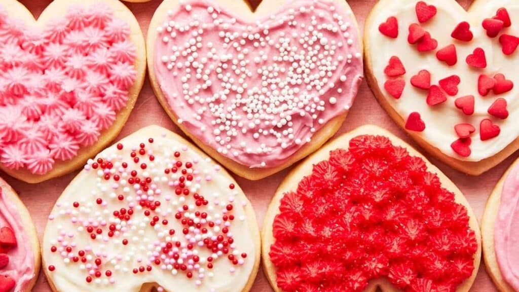 Heart Sugar Cookies With Royal Icing