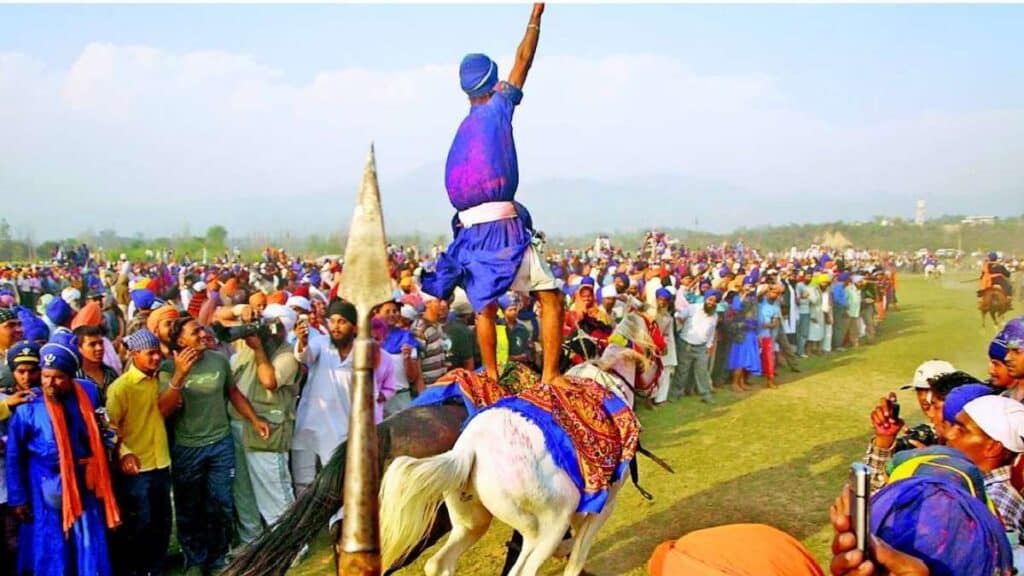 Hola Mohalla: Dates, History, Significance & Celebrations of the Sikh Warrior Festival 6 horse riding Hola Mohalla celebration