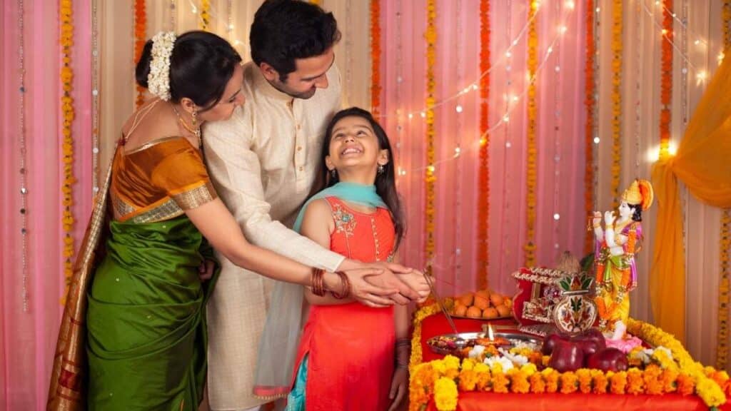 Krishna Janmashtami : Festival of Celebrating the Birth of Lord Krishna 2 Janmashtami celebration with family