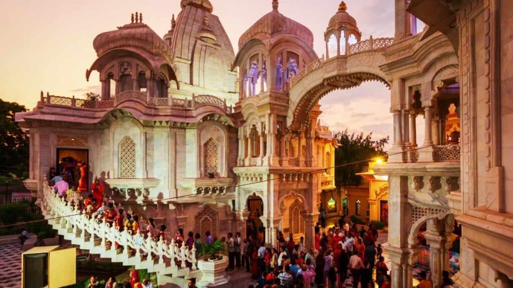 Krishna Janmashtami : Festival of Celebrating the Birth of Lord Krishna 8 Janmashtami celebration in vrindavan