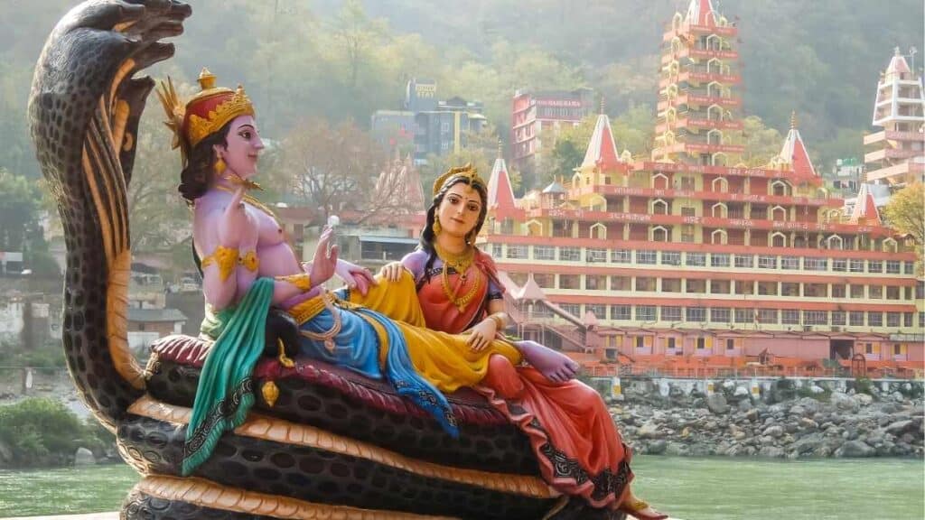 lord vishnu and lakshmi