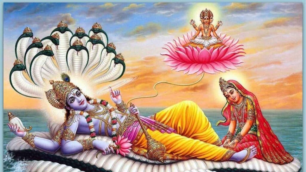 Lord garbhodakshayi vishnu