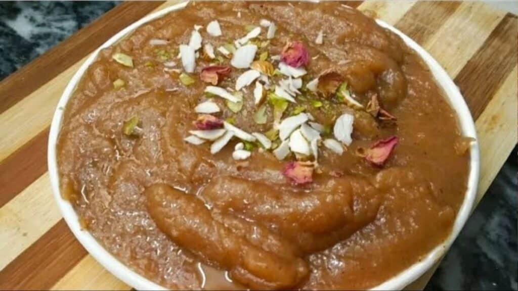 Singhare ka halwa 1