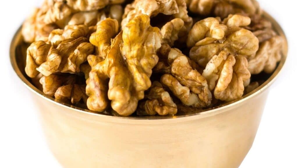 Panjiri : Traditional Prasad Recipe with Wheat Flour and Dry Fruits 7 Walnuts Akhrot