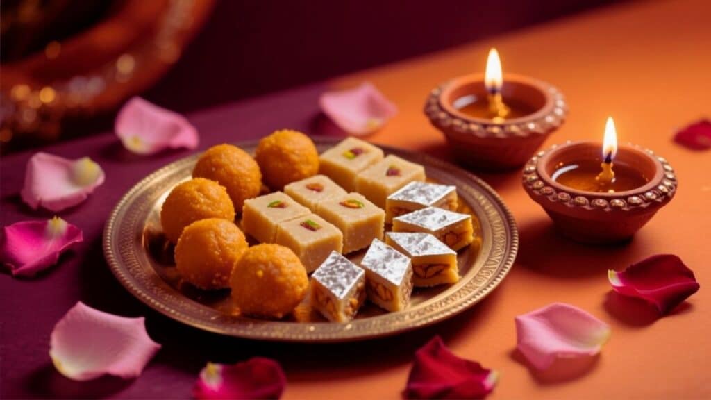 Diwali: Date, Puja Muhurat, Lakshmi Puja Significance, Mantra, Aarti, Rangoli Designs, and Complete Celebration Guide 17 sweets diwali