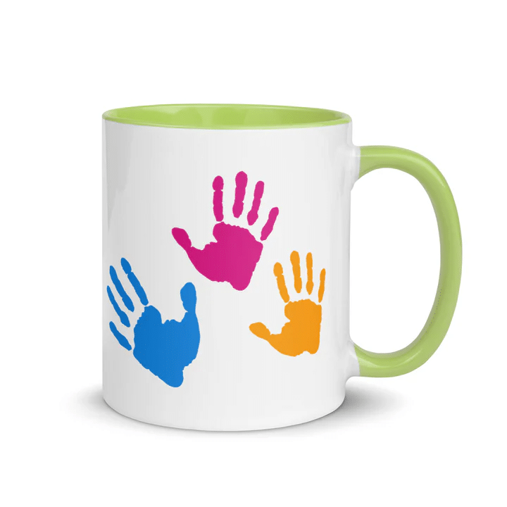 Holi Gift Ideas: Thoughtful Presents That Celebrate Colors, Culture & Connection 1 Holi Handprints Mug