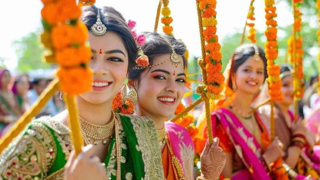 teej Festival celebration