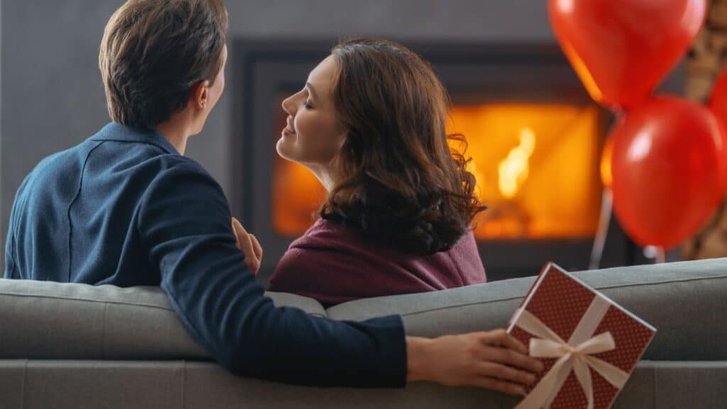 Couples in valentines day