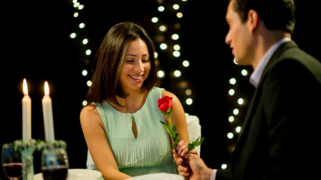 Couples in valentines day