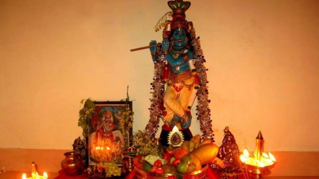 lord krishna vishu celebration