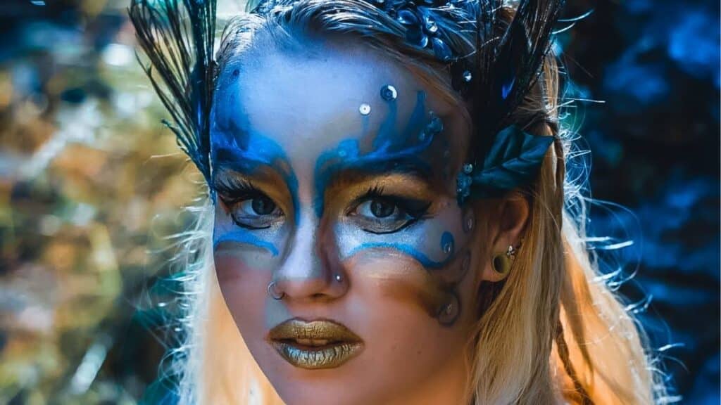 Fairycore Fantasy halloween makeup look