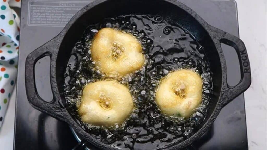 Medu Vada Recipe for Hanuman Jayanti – Crispy Urad Dal Vada as Festival Prasad 3 fry till golden brown - medu vada recipe