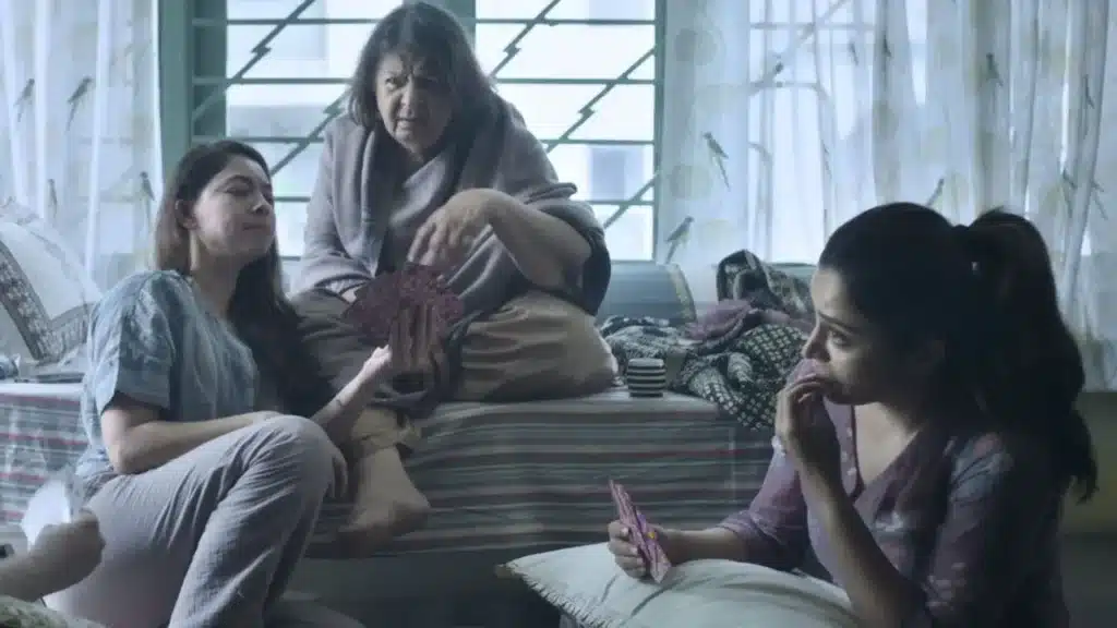 Tighee Movie Review: Bharati Achrekar, Nehha Pendse & Sonalee Kulkarni Deliver One of Marathi Cinema's Finest Performances 2 Tighee movie review