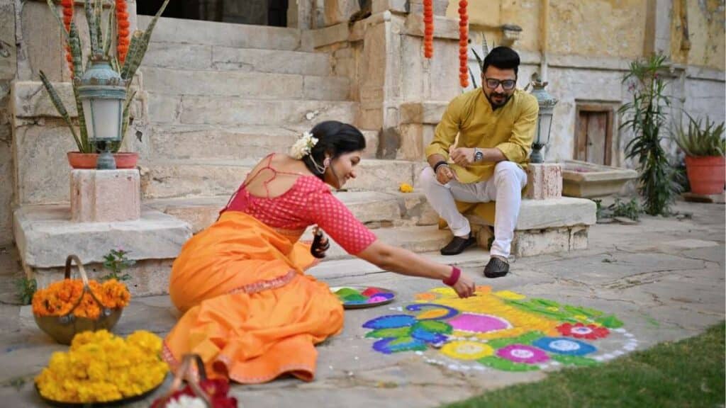 diwali rangoli design