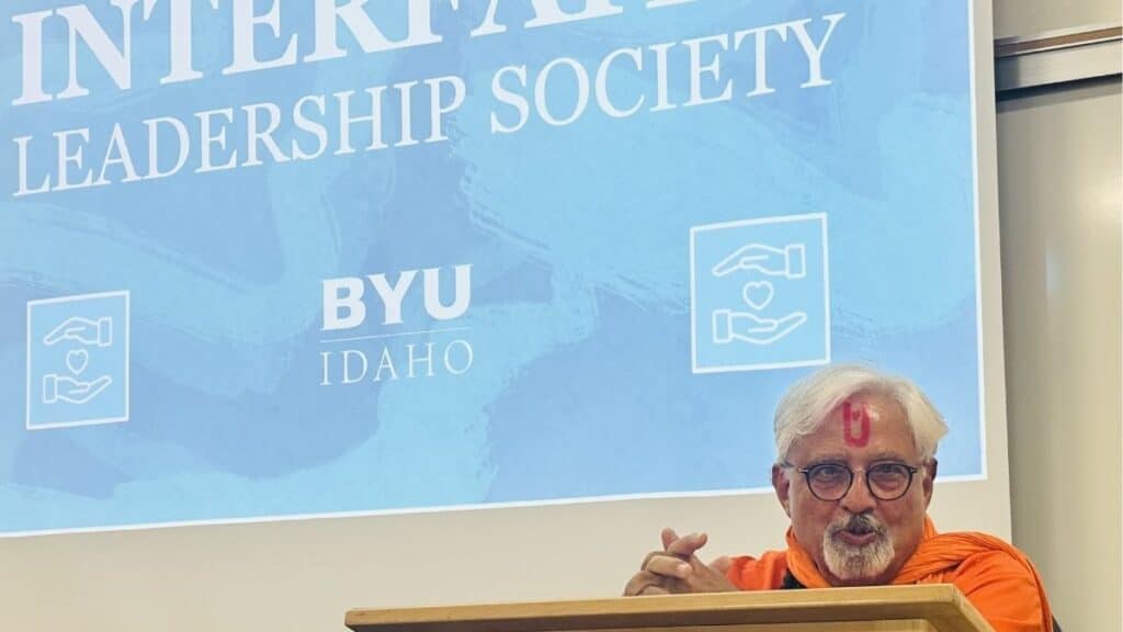 Hindu statesman Rajan Zed received warm welcome at Brigham Young University-Idaho rajan-zed-byu-idaho-interfaith-dialogue-hinduism